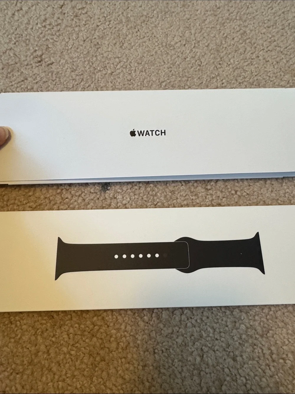 Black Sport Band for Apple Watch - Classic Silicone Strap